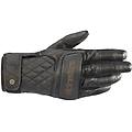 guanti moto in pelle brass nero taglia l