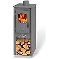 - stufa riscaldamento a legna con struttura in acciaio 5 2 kw karso antracite
