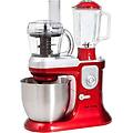robot da cucina 1200w 6. 5l rosso acciaio