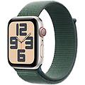 watch se 40mm gps + cellular cassa in alluminio galassia con sport loop verde lago