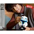 75349 casco di captain rex star wars set da collezione con base espositiva