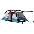 tenda da campeggio impermeabile con 2 aree e 3 ingressi. 420x200x150 cm