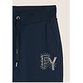Freddy Pantaloni Sportivi Con Polsini In Costina E Strass