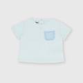t-shirt in jersey da bambina bianco taglia 12m