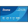 prolite lh8675uhs-b2ag display per segnaletica digitale 4k d...