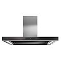 - cappa decorativa a parete ci 41238 g-vetro nero perlato soft black