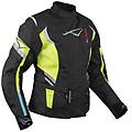 a-pro lady giacca moto donna impermeabile termica sfoderabile protezioni ce fluo xs
