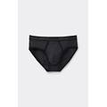 slip uomo in cotone superior con logo uomo nero taglia 6