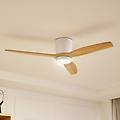 ventilatore da soffitto led faipari bianco dc silenzioso 132 cm