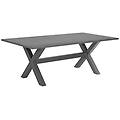 - tavolo da giardino in alluminio grigio 200x105cm cascais
