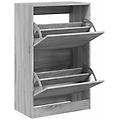 - scarpiera grigio sonoma 60x34x96 5 cm in legno multistrato
