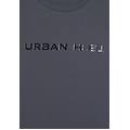 t-shirt regular con spalle raglan e doppia stampa lucida turbulence uomo xx large