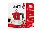 moka induction 2 tazze 0006942/np rosso/silver