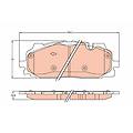 trw set di pastiglie freno gdb2158 anteriore