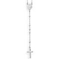 collana donna gioiello rosario con crocifisso cro25b