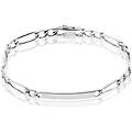 bracciale catena silver collection argento rodiato collezione silver collection bianco