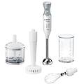 frullatore ad immersione bianco-grigio 600w
