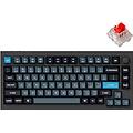 chiave q1 pro 75% alu rgb chiave rossa bk h q1p-m1-de