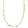 collana uomo oro giallo bianco gl100364