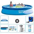- piscina fuori terra in giro 396x84 cm blu include accessori coordinati a689