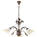 leroy merlin lampadario neoclassico lucrezia marrone paralume marrone 3x e14