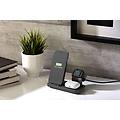 trio wireless charger wireless3in1iphk-nero