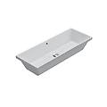 lavabo ad incasso in ceramica 75x34 cm globo stockholm fo075bi bianco ceramica
