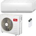 condizionatore elite f2 trial split 12000+12000+18000 btu inverter a++ wifi unità esterna 9.