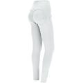 push up wr. up a vita alta in tessuto traspirante ecologico blanc de blanc donna large