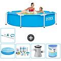 - piscina fuori terra in giro 244x51 cm blu include accessori coordinati a1416