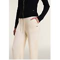 pantalone donna gamba dritta in tricot white sand donna extra small