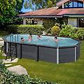 gre. piscina composita avantgarde 664 x 386 x 124 cm ovale piscine ritiro gratis