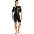 muta da sub lido shorty da donna 2 mm. a maniche corte m