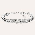 bracciale lady message acciaio philosophy e cristalli collezione lady message argentato