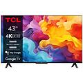 tv led ultra hd 4k 43' 43v6b smart tv google tv flat