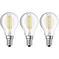 lampadina a filamenti led e14 4 w set da 3