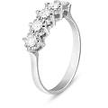 anello riviere diamazing oro bianco diamante collezione diamazing misura 52 oro bianco