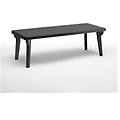 tavolo da esterno polipropilene bergen allungabile antracite (160-220x90x74cm) 437 4