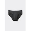 slip in microfibra con logo uomo grigio taglia 5