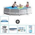 - piscina fuori terra in giro 305x76 cm grigio include accessori coordinati a1982