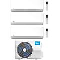 climatizzatore trial split serie breezeless e 9+9+12 con m3og-21hfn8-q inverter r 32 wi-fi classe