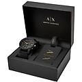 set orologio al quarzo ax7105 e targhetta per valigia ax7105