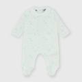 tutina in ciniglia da neonato bianco taglia 1m