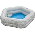 piscina gonfiabile grigio