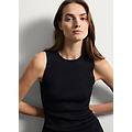 - tank top nero con lurex donna nero canna di fucile taglia xs