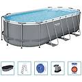 - piscina fuori terra ovale power steel 549x274x122 cm