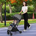 passeggino leggero per bambini piegatura con una mano passeggino portatile con schienale reclinabile