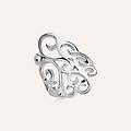anello fantasia silver collection argento rodiato collezione silver collection misura 48 bianco