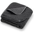coperta riscaldante 180 x 130 cm traspirante grigio scuro hd 65