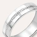 anello fedina silver collection argento rodiato collezione silver collection misura 66 bianco